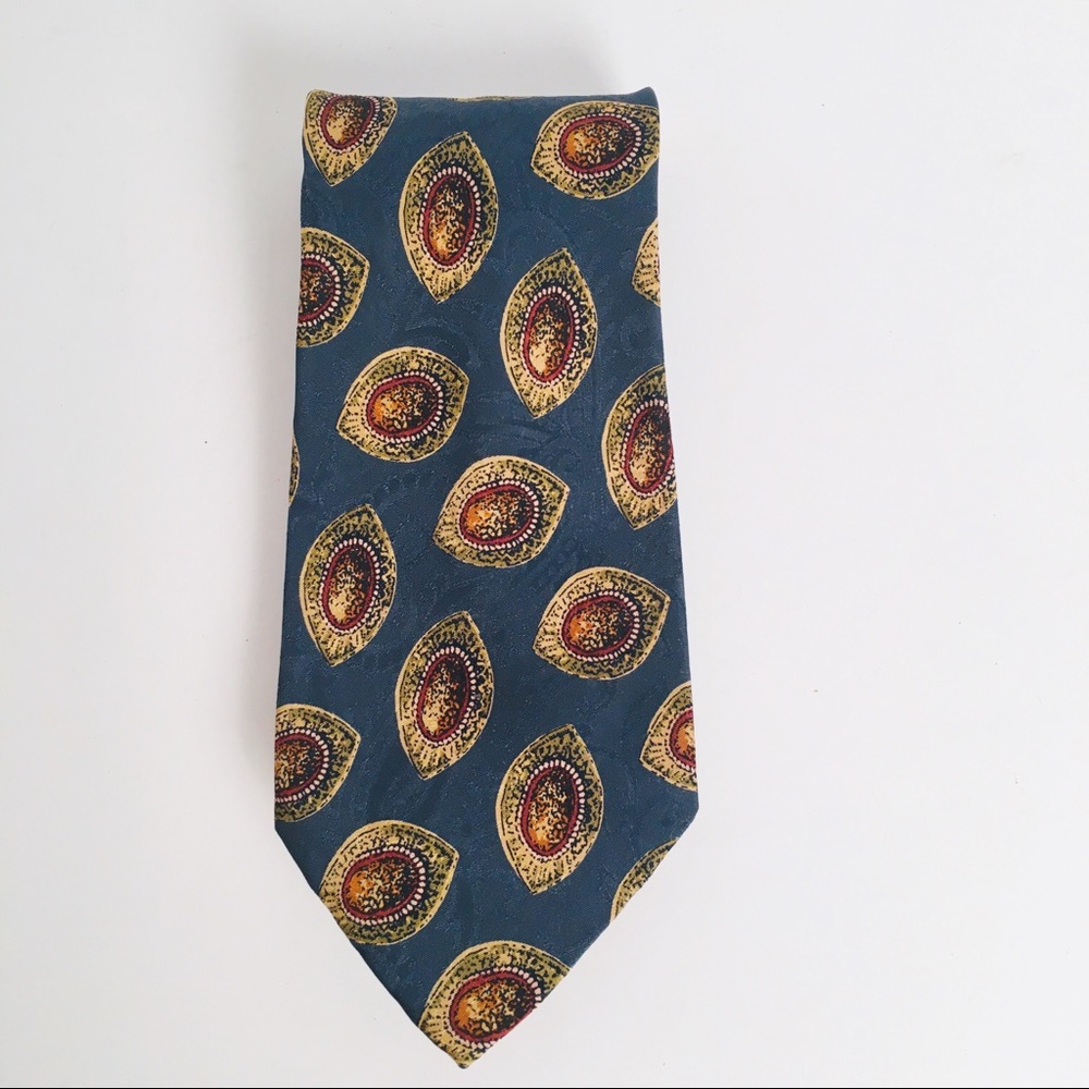 Men's Neck Tie Kriziauomo Blue Made in Italy Silk